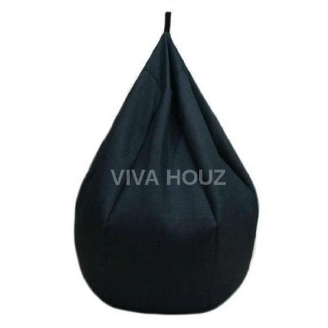 VIVA HOUZ - GIANT Bean Bag / Chair / Sofa, XXL Size (MYSTERY BLACK)