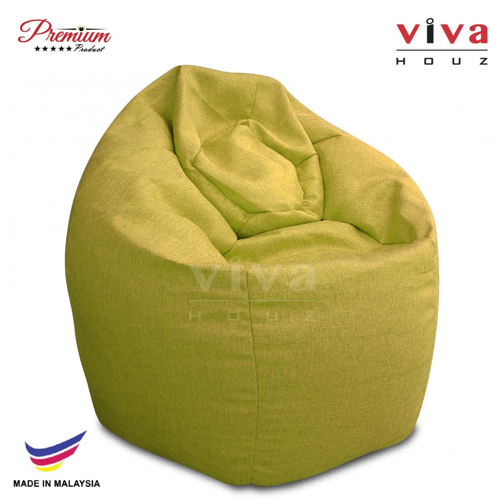 VIVA HOUZ - GIANT Bean Bag / Chair / Sofa, XXL Size (APPLE GREEN) VIVA HOUZ - GIANT Bean Bag / Chair / Sofa, XXL Size (APPLE GREEN)