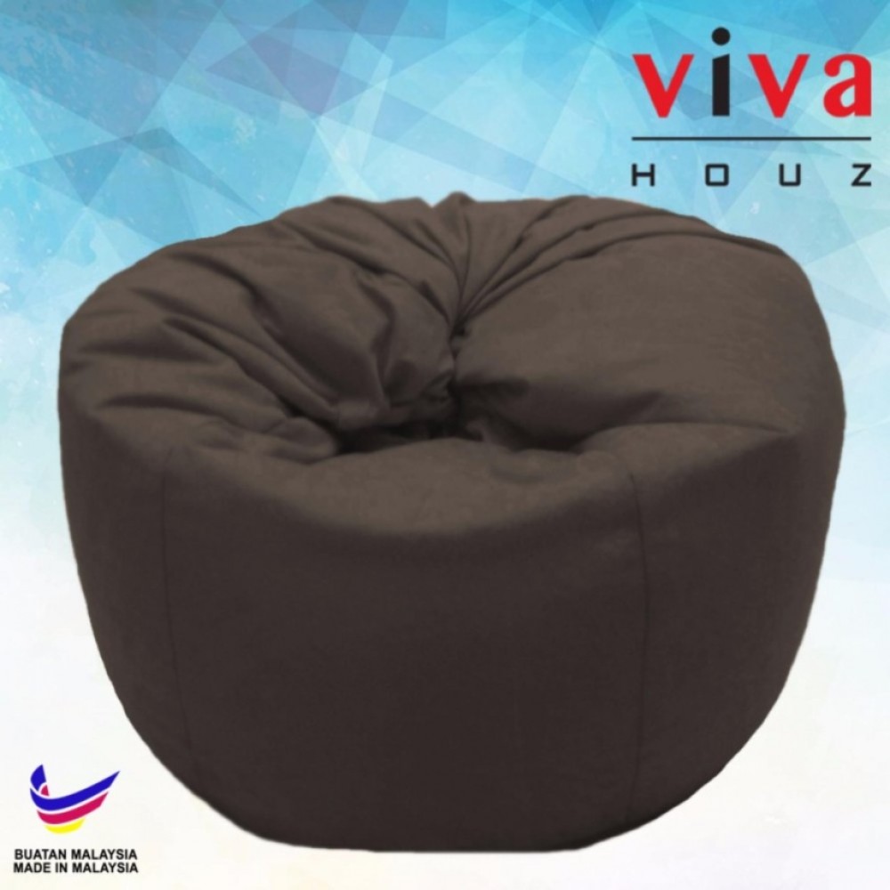 Viva Houz Happy Bean Bag/ Sofa /Chair, XL Size, 2.5kg (Brown) Viva Houz Happy Bean Bag/ Sofa /Chair, XL Size, 2.5kg (Brown)