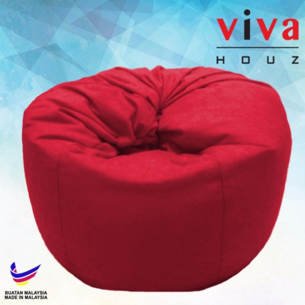 Viva Houz Happy Bean Bag/ Sofa /Chair, XL Size, 2.5kg (Red) Viva Houz Happy Bean Bag/ Sofa /Chair, XL Size, 2.5kg (Red)