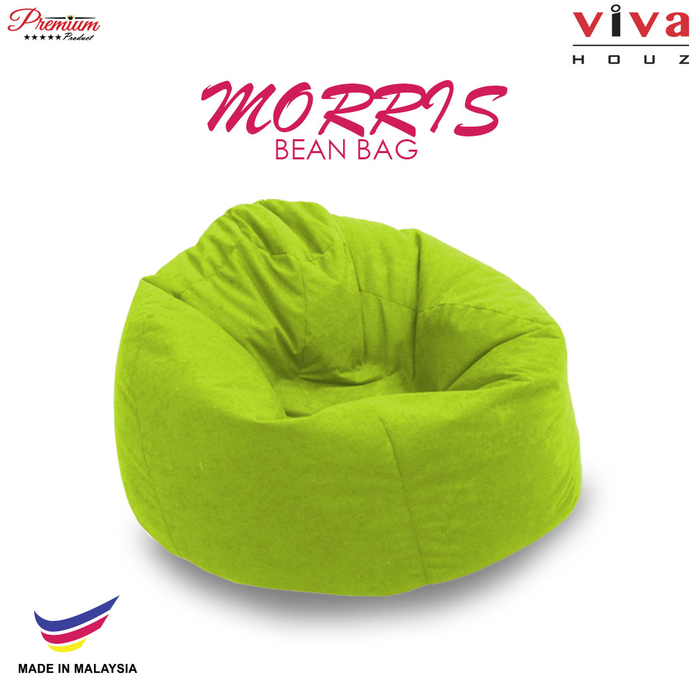Viva Houz Morris Bean Bag/ Sofa /Chair, L Size, 2.0 Kg (Green) Viva Houz Morris Bean Bag/ Sofa /Chair, L Size, 2.0 Kg (Green)