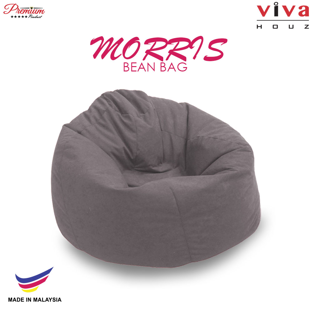 Viva Houz Morris Bean Bag/ Sofa /Chair, L Size, (Grey) Viva Houz Morris Bean Bag/ Sofa /Chair, L Size, (Grey)