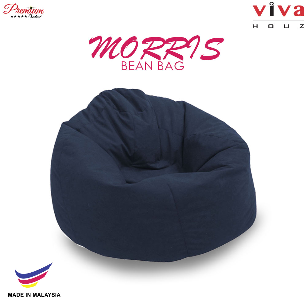 Viva Houz Morris Bean Bag/ Sofa /Chair, XL Size, 2.0 Kg (Dark Blue) Viva Houz Morris Bean Bag/ Sofa /Chair, XL Size, 2.0 Kg (Dark Blue)