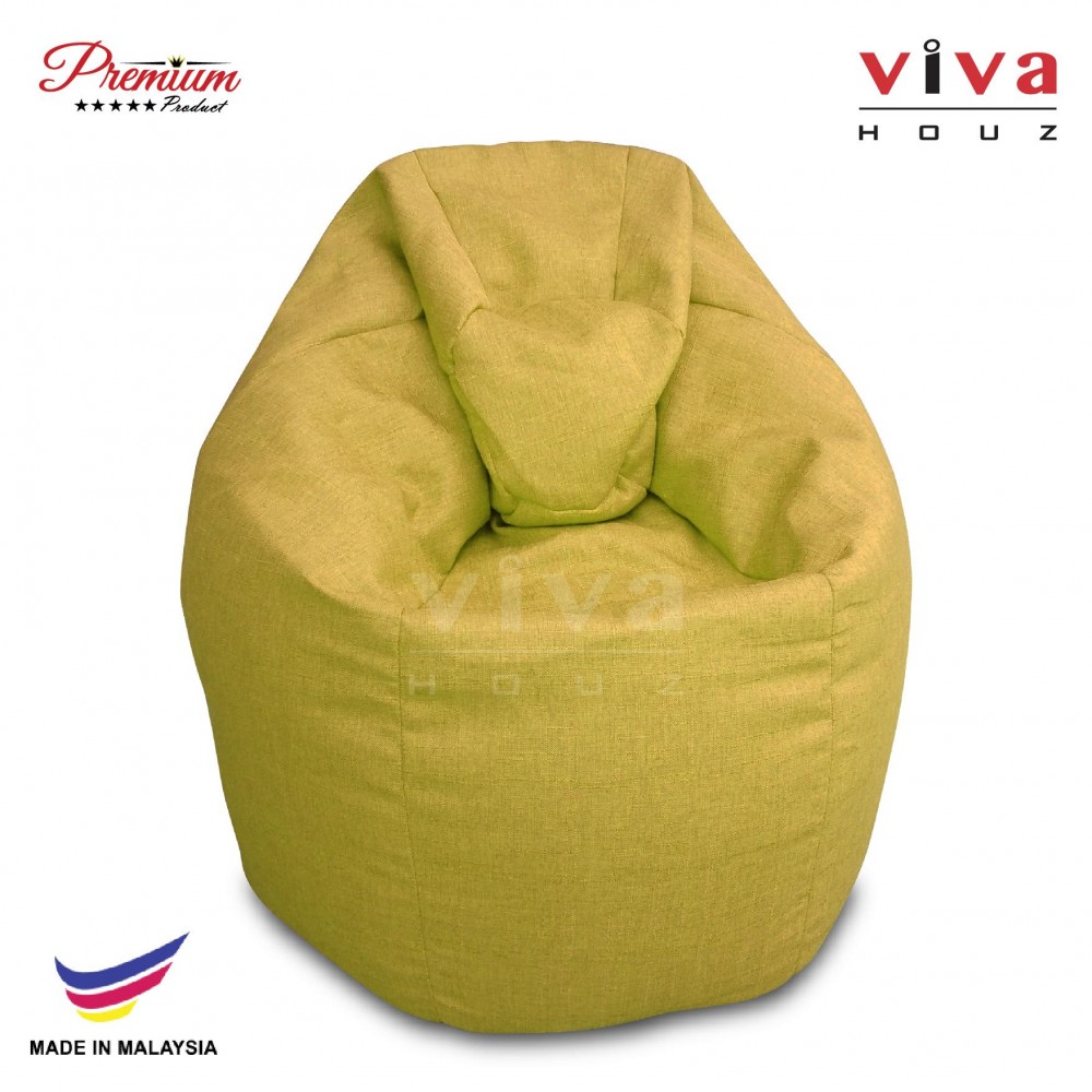 Viva Houz XL Bean Bag Chair Sofa (Green)