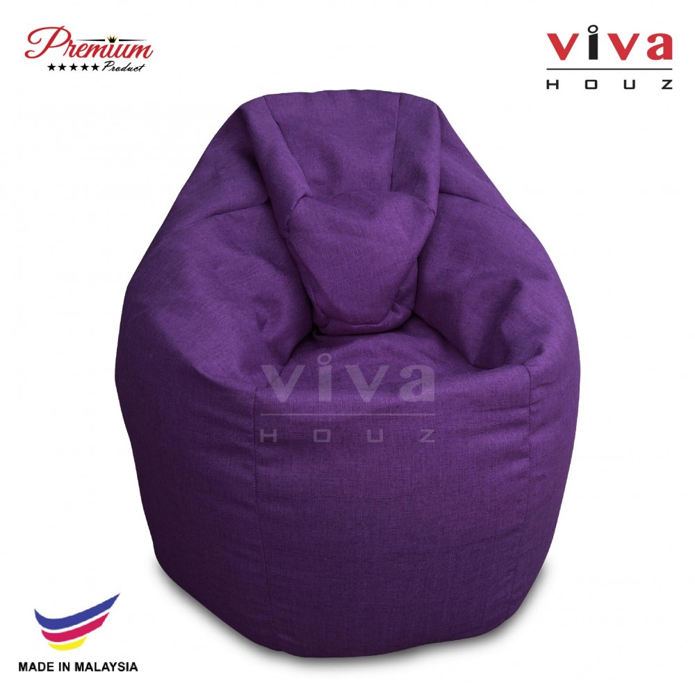 Viva Houz XL Bean Bag Chair Sofa (Purple) Viva Houz XL Bean Bag Chair Sofa (Purple)