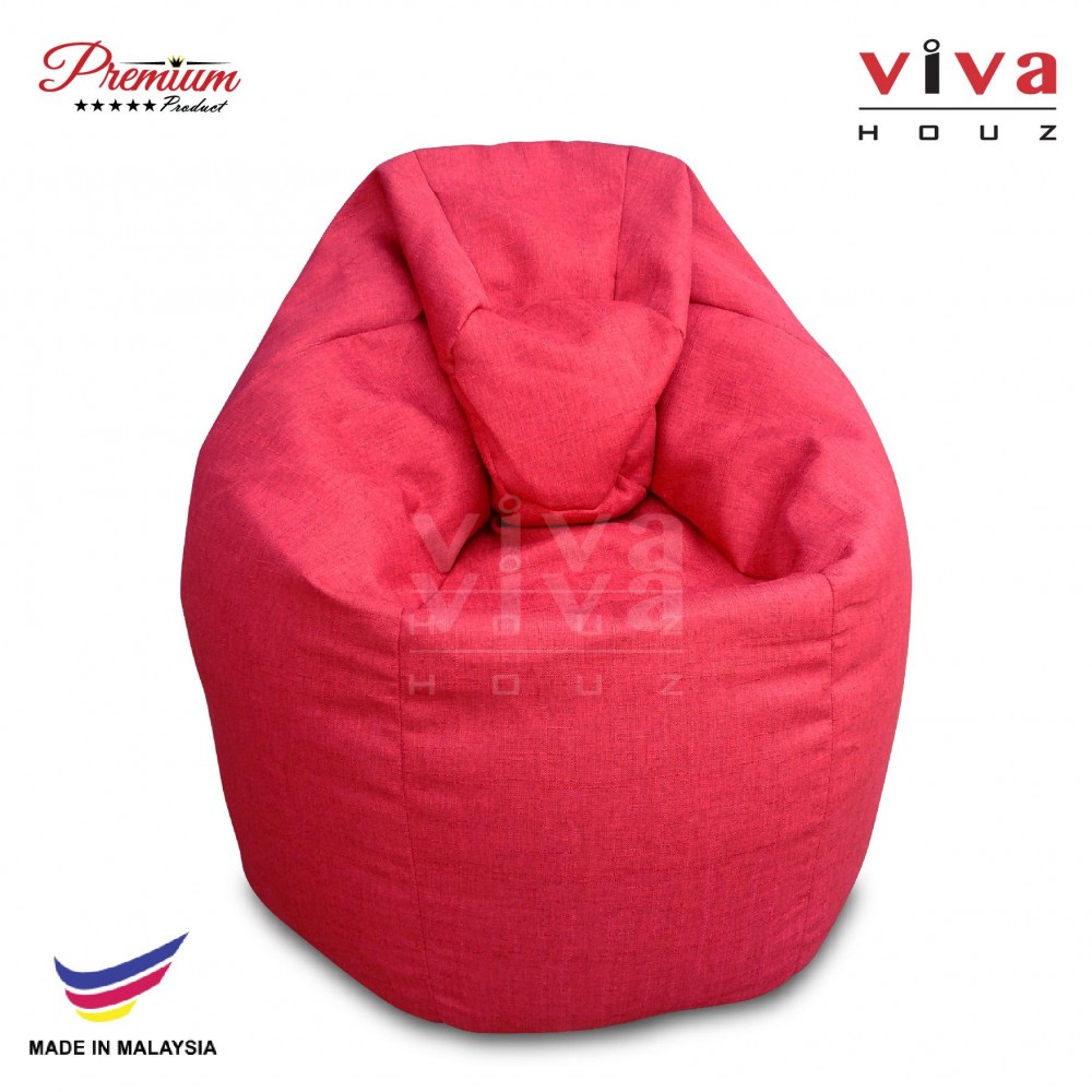 Viva Houz XL Bean Bag Chair Sofa (Red) Viva Houz XL Bean Bag Chair Sofa (Red)