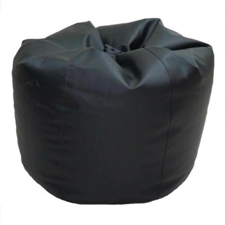 VIVA HOUZ - CHERRY PVC Bean Bag / Chair / Sofa, XL Size (Black)