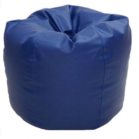 VIVA HOUZ - CHERRY PVC Bean Bag / Chair / Sofa, XL Size (Navy Blue)