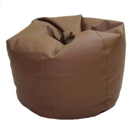VIVA HOUZ - CHERRY PVC Bean Bag / Chair / Sofa, XL Size (Dark Brown)