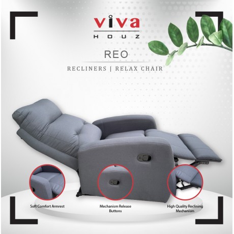 Reo Recliner Sofa Chair Premium Quality Made In Malaysia