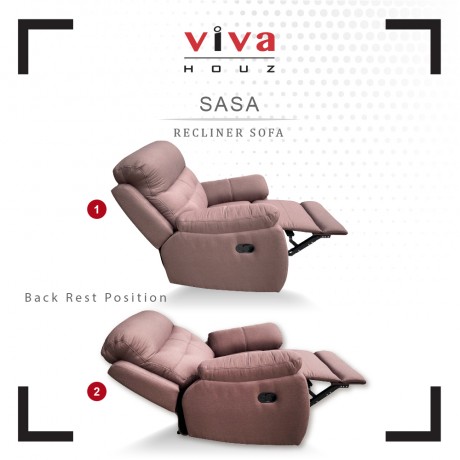 Sasa Single Seat Recliner Chair Sofa Premium Quality Made In Malaysia