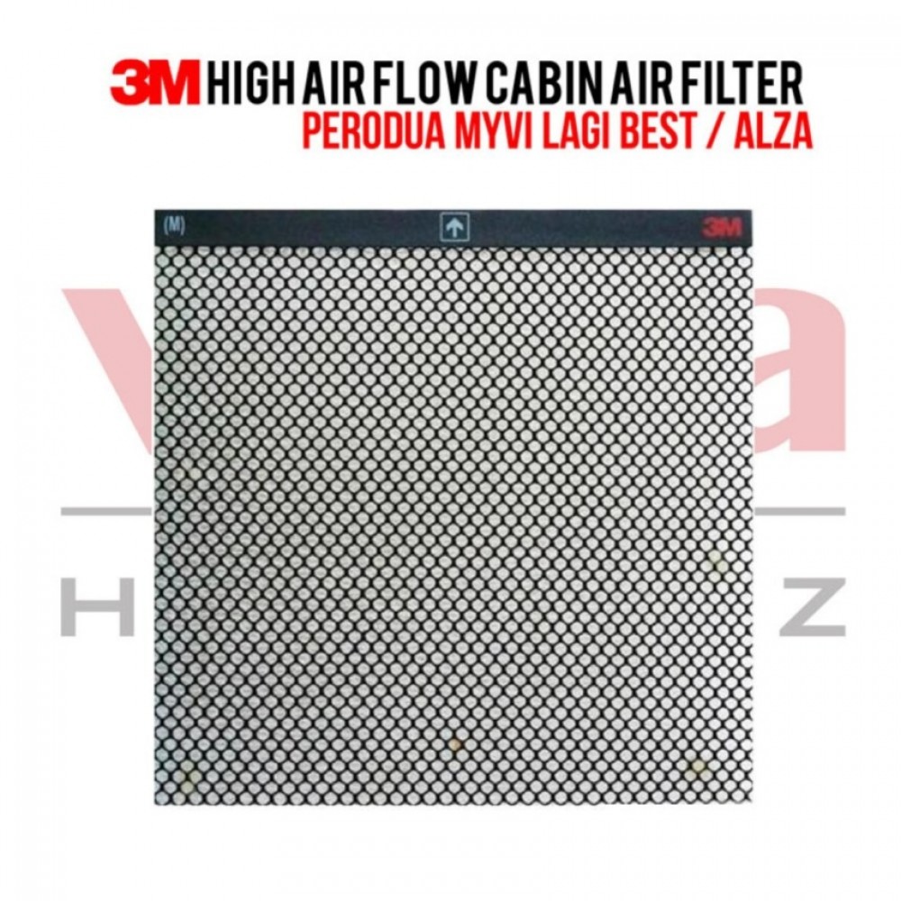 3m High Air Flow Cabin Air Filter For Perodua Myvi 2011 Present