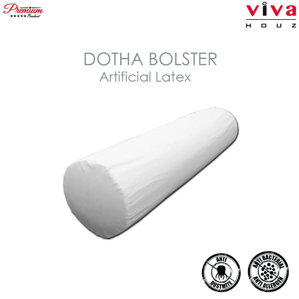 Viva Houz Dotha Latex Bolster / Pillow, Size (L88cm x Ø21cm) Viva Houz Dotha Latex Bolster / Pillow, Size (L88cm x Ø21cm)