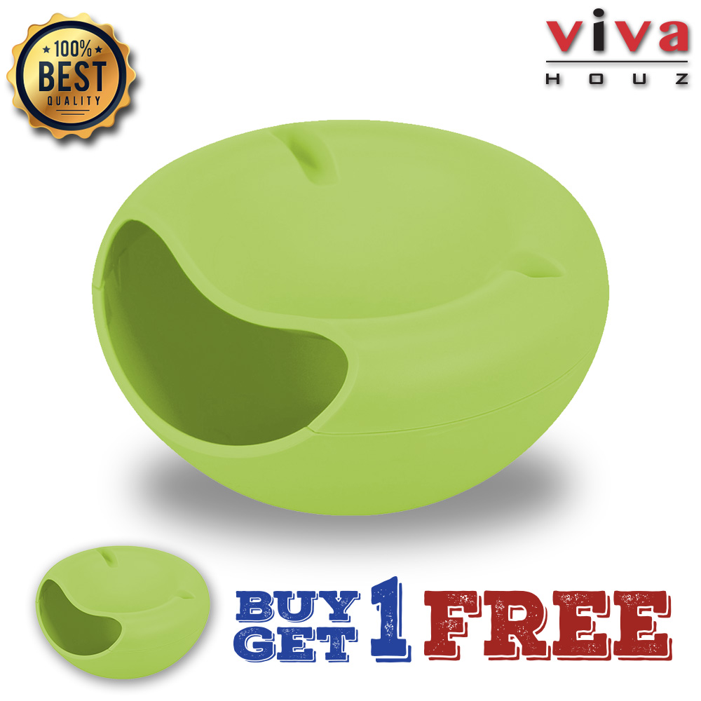 Viva Houz Kitchen Multifunctional Circular Creative Double Layer Candy, Snacks, Food Container With Phone Holder-(Green) Viva Houz Kitchen Multifunctional Circular Creative Double Layer Candy, Snacks, Food Container With Phone Holder-(Green)
