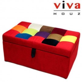Viva Houz Cabello Xl Storage Ottoman Sofa Bench Brown