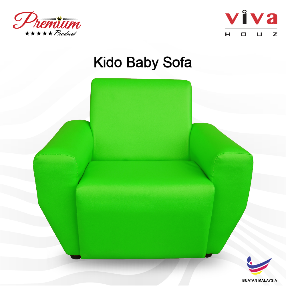 Viva Houz Kido Baby Sofa Kid Sofa Chair (Green) Made In Malaysia Viva Houz Kido Baby Sofa Kid Sofa Chair (Green) Made In Malaysia