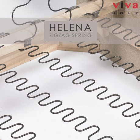 Viva Houz Helena 3 Seater Sofa Bed / Sofa, Full Fabric Removable Cover (Dark Grey)