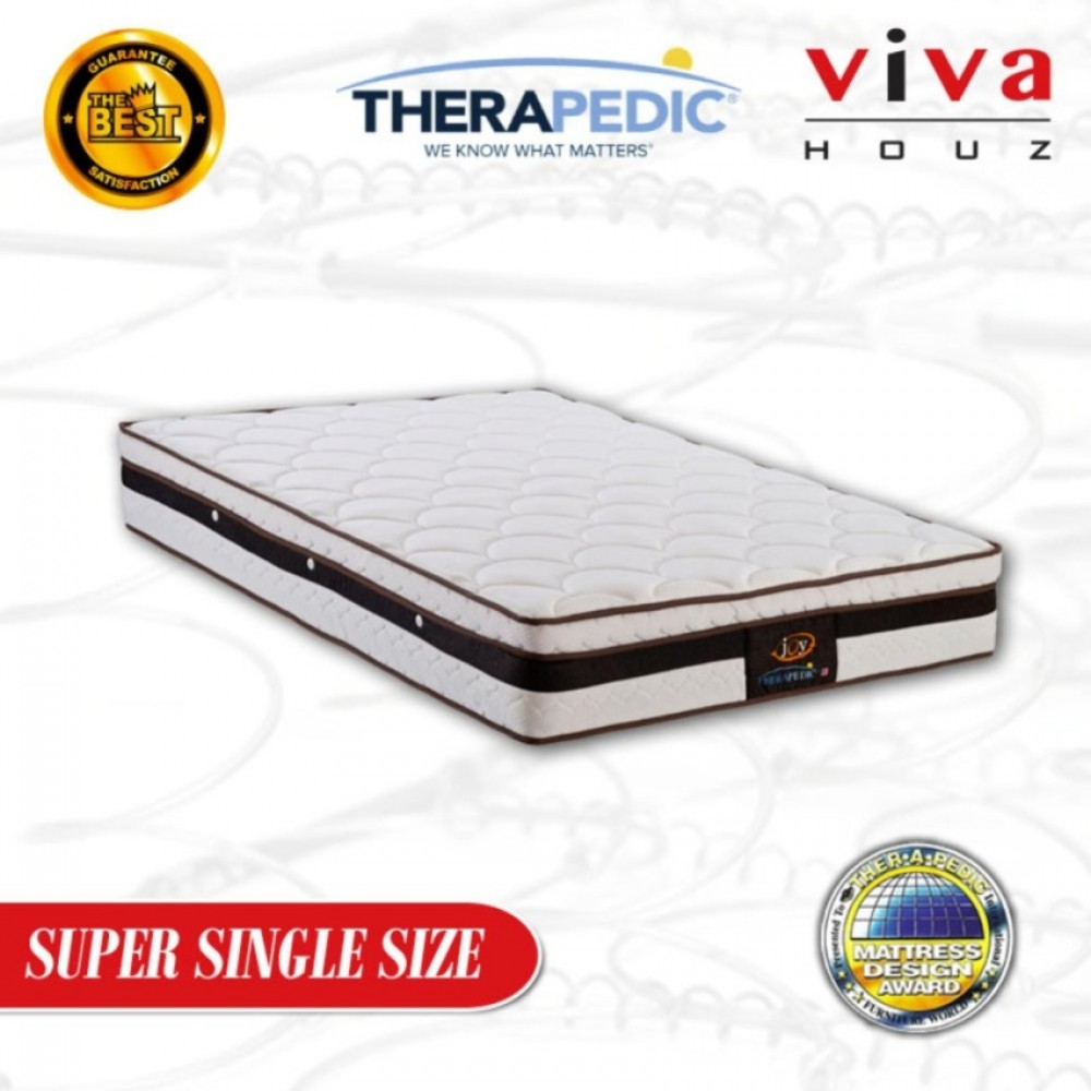 Therapedic, USA, Joy Spring Luxurious Mattress, 28cm / 11'' Thick (Super Single) Therapedic, USA, Joy Spring Luxurious Mattress, 28cm / 11'' Thick (Super Single)