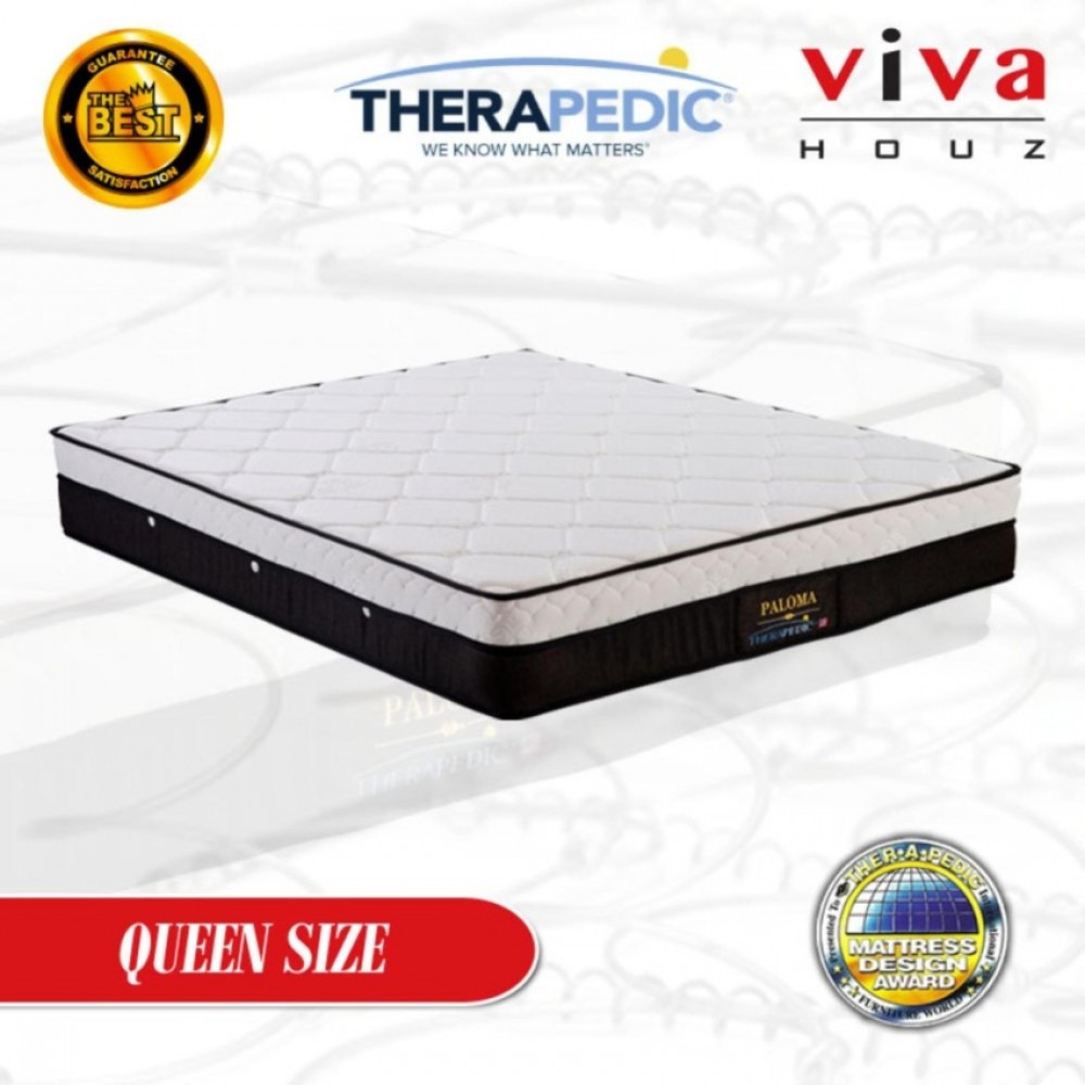 Therapedic, USA, Paloma Spring Luxurious Mattress, 25cm / 10'' Thick (Queen) Therapedic, USA, Paloma Spring Luxurious Mattress, 25cm / 10'' Thick (Queen)