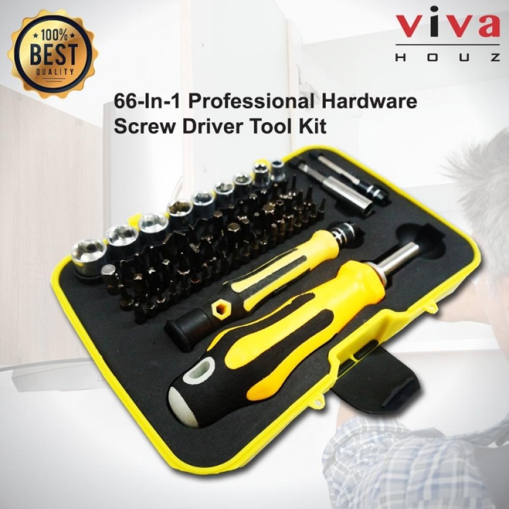 Viva Houz 66-In-1 Professional Hardware Screw Driver Tool Kit, Precision Screwdriver Set Viva Houz 66-In-1 Professional Hardware Screw Driver Tool Kit, Precision Screwdriver Set