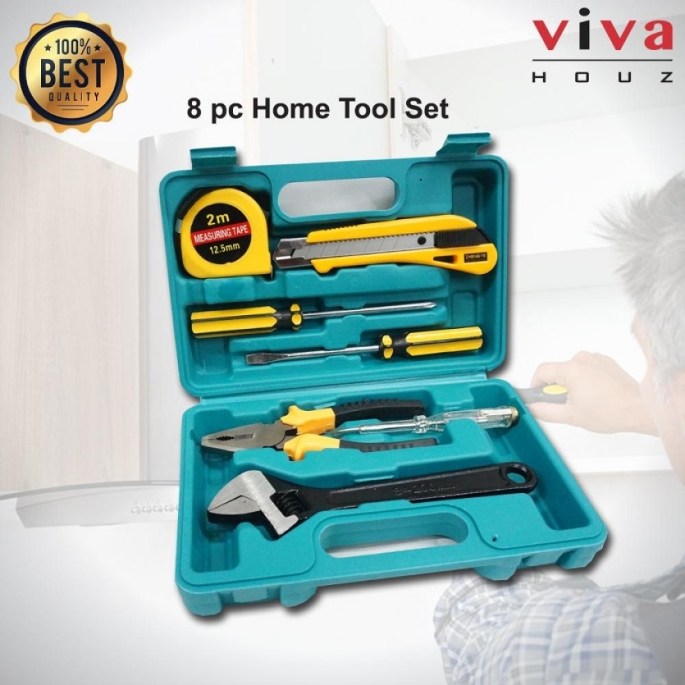 Viva Houz, 8pc Tool Set/Kit For Home Repair, Vehicle Repair Viva Houz, 8pc Tool Set/Kit For Home Repair, Vehicle Repair